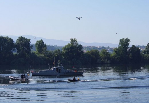 A AXEGA colabora nos exercicios conxuntos de adestramento da Armada Española e a Marinha Portuguesa en augas do Río Miño